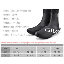 将图片加载到图库查看器，Waterproof Cycling Shoe Covers Windproof MTB Road Bicycle Overshoes Winter Thermal Warm Men Women Rain Riding Bike Boots Cover
