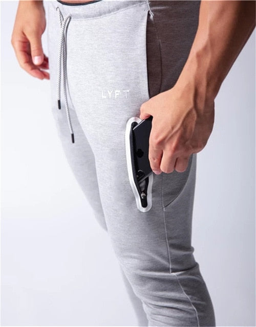Men's Sports Jogging Sweatpants Running Pants Gym Pants Men Joggers Cotton Trackpants Slim Fit Pants Bodybuilding Trouser