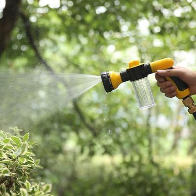 Jet Water Foam Blaster Gun High Pressure Multifunction Jet Spray Gun Soap Dispenser Hose Nozzle Car Wash Cleaning Tool Garden