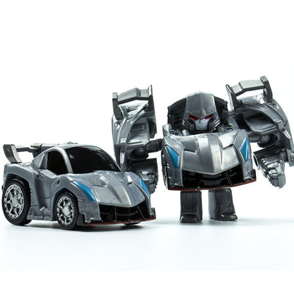 MiNi Deformation Robot Toy Cute Little Toy Car MiNi Deformation Car Robot Toy Plastic Model Gift For Children