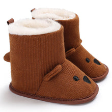 Charger l&#39;image dans la galerie, Baby Winter Boots Infant Toddler Newborn Cute Cartoon Bear Shoes Girls Boys First Walkers Super Keep Warm Snowfield Booties Boot
