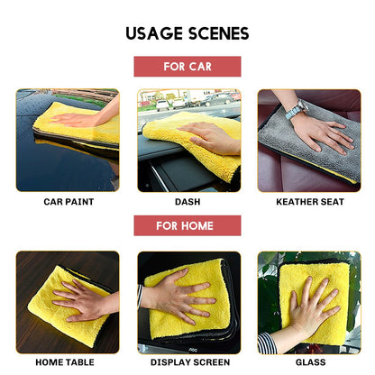 Extra Soft 30*30CM Car Wash Microfiber Towel Car Cleaning Drying Cloth Car Care Cloth Detailing Car Wash Towel Never Scratch
