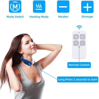 Neck Massager Electric Neck Massage Pain Relief Tool Health Care Relaxation Cervical Vertebra Physiotherapy