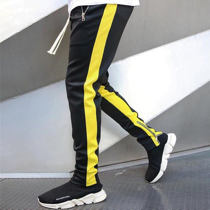 Men's Jogging Pants Fitness Men Sportswear Tracksuit Bottoms Skinny Sweatpants Trousers Black Gyms Jogger Track Running Walking Pants