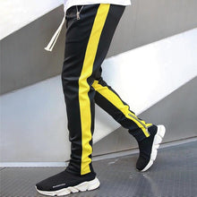 Cargar imagen en el visor de la galería, Men&#39;s Jogging Pants Fitness Men Sportswear Tracksuit Bottoms Skinny Sweatpants Trousers Black Gyms Jogger Track Running Walking Pants
