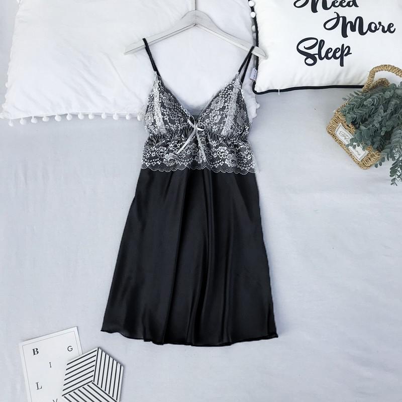 Satin Lace 5PCS Sleep Set Sexy Kimono Bathrobe Gown Female Robe Silky Nightwear Intimate Lingerie Casual Nightgown Sleepwear