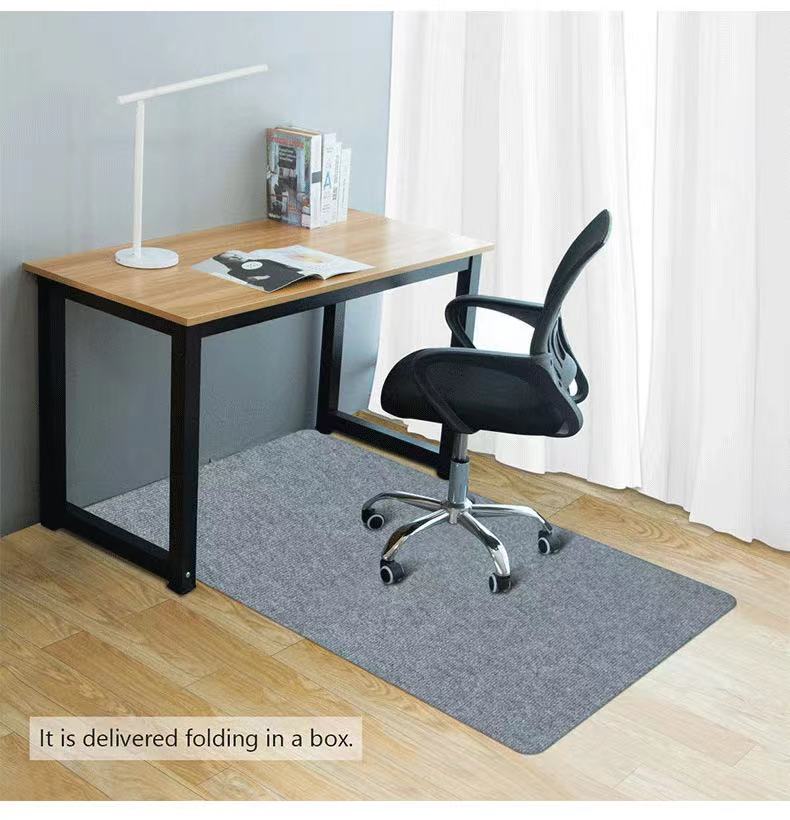 Office desk chair mat living room carpet desk chair cushion durable non-slip Floor Wood Protect rugs floor chair mat Solid color