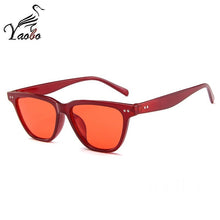 Load image into Gallery viewer, Vintage Dark Black Square Glasses Personalized cat eyes Colorful women&#39;s sunglasses Brand Designer Sun Goggles Female Shades
