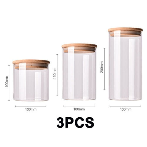 Mason candy Jar for Spices Glass Transparent Container Glass Jars with Lids Cookie Jar Kitchen Jars and Lids Small size Wholesal