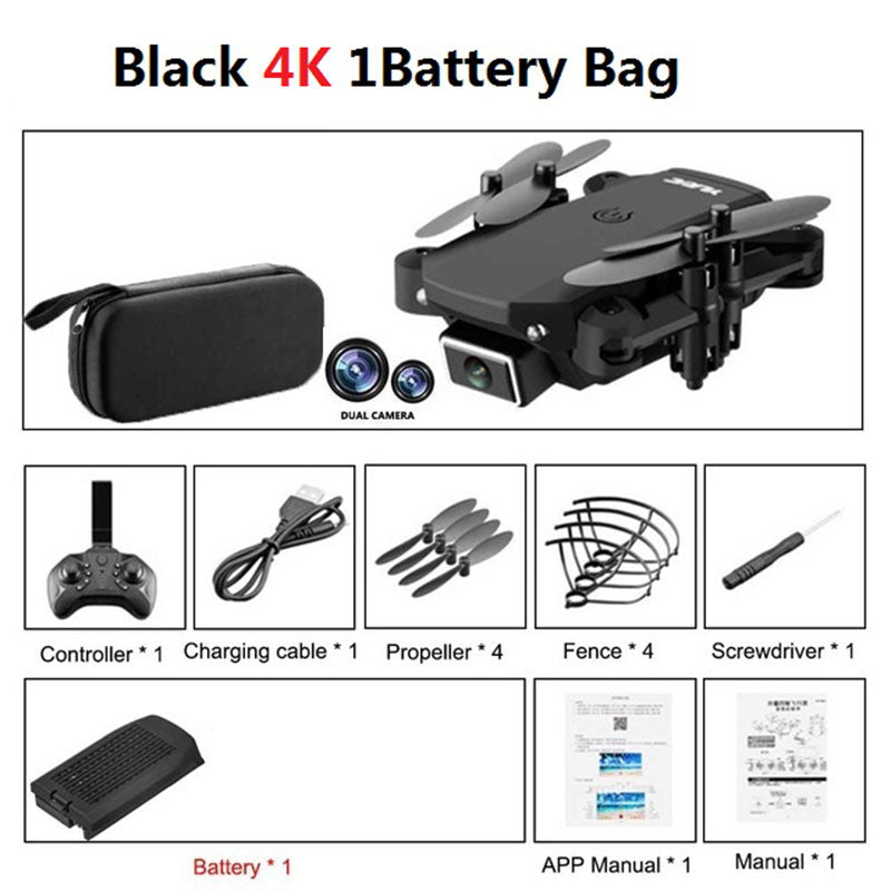 S66 Mini RC Drone 4K HD Camera Professional Aerial Photography Helicopter Gravity Induction Folding Quadcopter