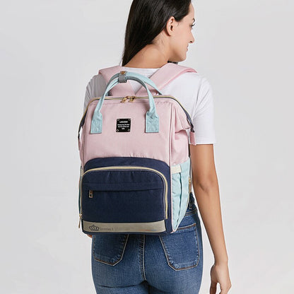 LEQUEEN Mummy Maternity Nappy Bag Large Capacity Baby Bag Travel Backpack Designer Nursing Bag for Baby Care