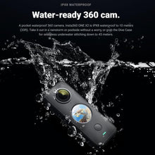 Load image into Gallery viewer, Insta360 One X2 360 Action Camera 5.7K VR Video 10M Waterproof Insta 360 One X2 Pocket Panorama Underwater Helmet Pro Sport Cam
