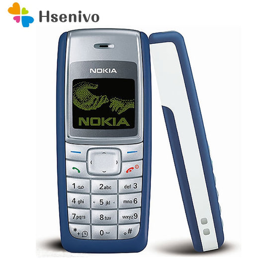 Original Mobile Phone Nokia 1110 1110i Mobile Phone Unlocked Old Mobile Classic Phone 1 Year Warranty refurbished