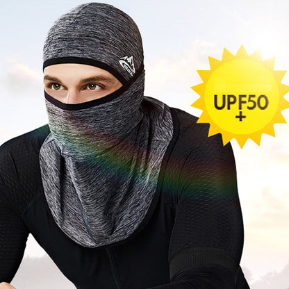Unisex ice silk sunscreen hoods for men riding cool seamless mask multifunctional sports anti-fall magic headscarves women scarf