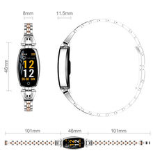 将图片加载到图库查看器，H8 Smart Watch Women Lady Blood Pressure Watch Heart Rate Monitor Fitness Tracker Smart Bracelet IP67 Waterproof Smartwatches
