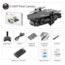 將圖片載入圖庫檢視器 Drone 4k HD Wide Angle Camera 0.3MP/5.0MP/4K HD Cameras Mini Drone LS-MIN Dron Camera Quadcopter Height Keep Drones Toys Gifts
