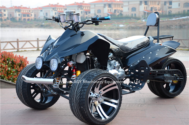 AGY winch supported 3 wheel trike/petrol motorcycle