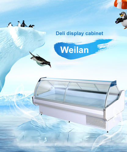Commercial refrigeration equipment hot food showcase deli counter