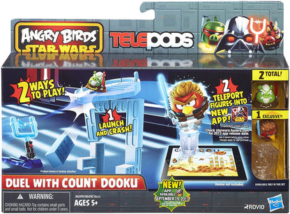 Hasbro Angry Birds Star Wars Telepods Duel with Count Dooku Playset  box-packed  Desktop games  Children Toy  Gifts