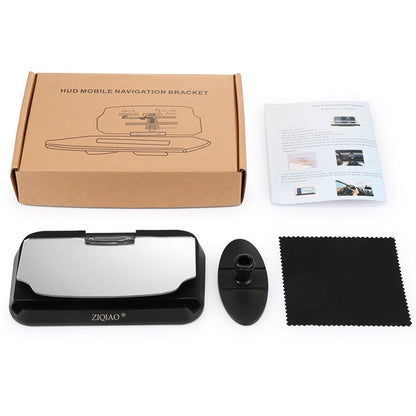 HUD Head Up Display Car HUD Navigation Mobile Phone Projector GPS Navigation Projector Universal Phone Holder