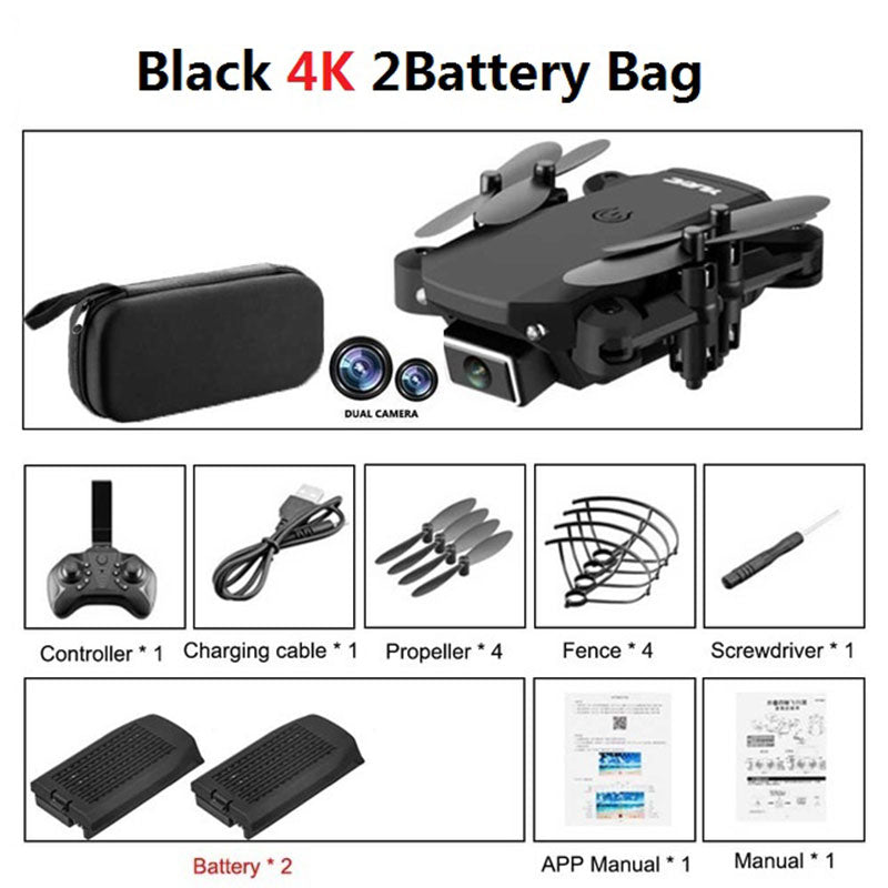 S66 Mini RC Drone 4K HD Camera Professional Aerial Photography Helicopter Gravity Induction Folding Quadcopter