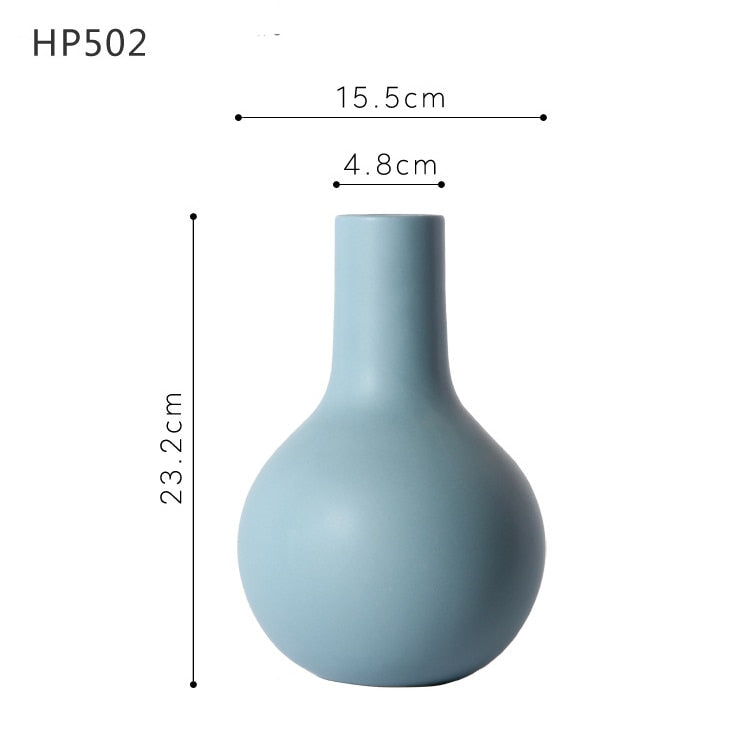 Modern Spherical Flower Vase Floral Ceramic Ball Planter Vase for Dried Flowers Table Top Centerpieces for Home Decoration