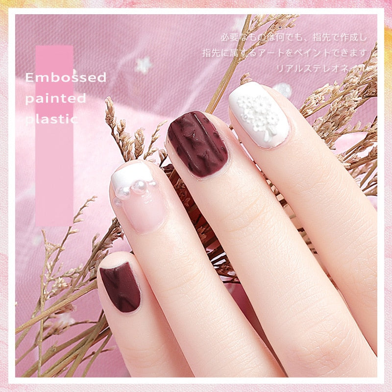 SKVP 3D Emboss Gel Polish Carving Painting 5ml Soak Off UV LED DIY Gel Lacquer Enamel Design Sweater Sculptuur Nails Art