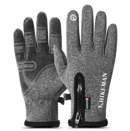 CUHAKCI Winter Mittens Touched Screen Gloves Waterproof Men Women Warm Windproof Bicycle Anti Slip Ski Cycling Glove