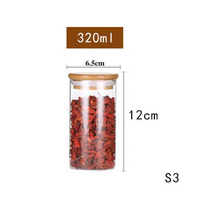 Mason candy Jar for Spices Glass Transparent Container Glass Jars with Lids Cookie Jar Kitchen Jars and Lids Small size Wholesal