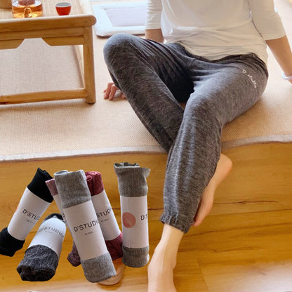 Soft Women Home Pants Casual Ankle-Length Sleep Pants Lounge Wear Women Pajama Pants Elastic Harem Pants Outwear Loose Trousers