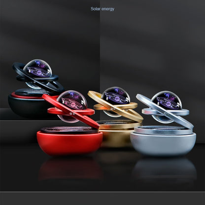 Solar Magnetic Levitation Car Rotating Ornaments Car Decoration Solar System Figurines Decoration Accessories Creative Gift