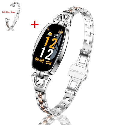 H8 Smart Watch Women Lady Blood Pressure Watch Heart Rate Monitor Fitness Tracker Smart Bracelet IP67 Waterproof Smartwatches