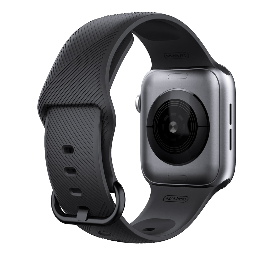 Silicone strap for Apple watch band 44mm 40mm iWatch band 38mm 42mm Sport watchband belt bracelet Apple watch series 3 4 5 se 6