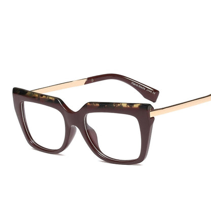 JASPEER Retro Cat Eye Glasses Frame Women Vintage Eye Glasses Female Brand Designer Computer Eyeglasses Ladies Optical Frames