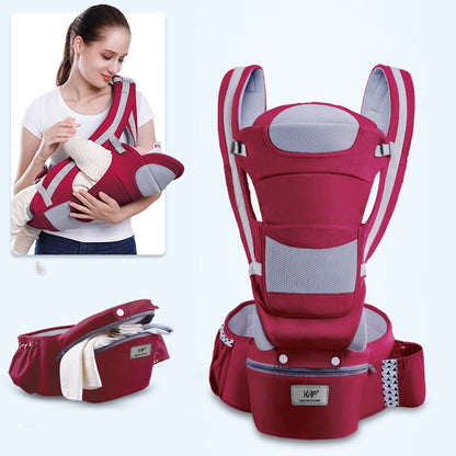 Ergonomic Baby Carrier 15 Using Way Infant Baby Hipseat Carrier Front Facing Ergonomic Kangaroo Baby Wrap Sling Travel 0-48 Months