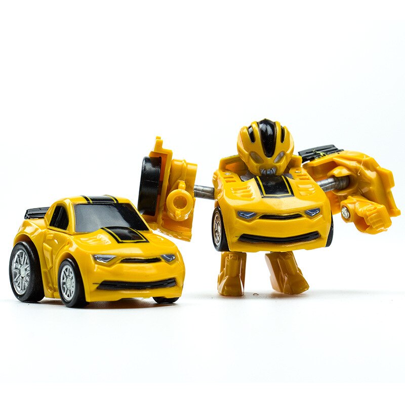 MiNi Deformation Robot Toy Cute Little Toy Car MiNi Deformation Car Robot Toy Plastic Model Gift For Children