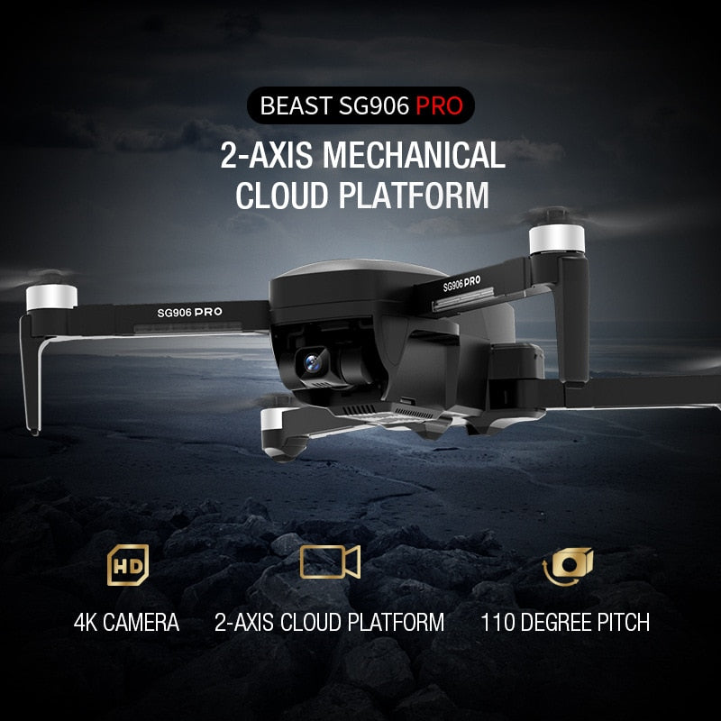 ZLRC SG906 Pro 5G WiFi FPV With GPS 4k Camera Drone Profesional 2-axis Anti-shake Unmanned Aerial RC Quadcopter Christmas Gift
