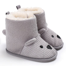 Charger l&#39;image dans la galerie, Baby Winter Boots Infant Toddler Newborn Cute Cartoon Bear Shoes Girls Boys First Walkers Super Keep Warm Snowfield Booties Boot
