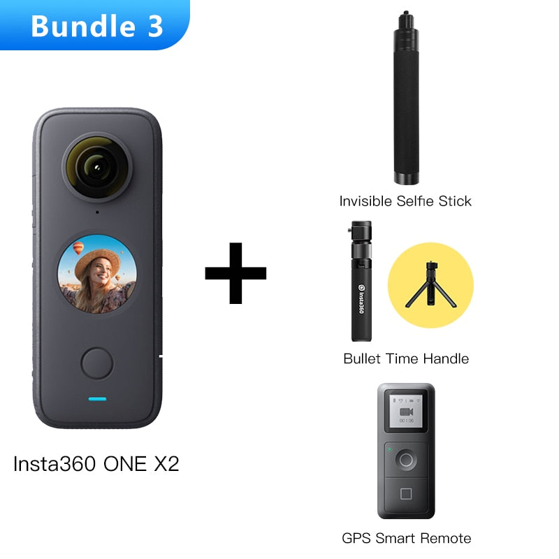 Insta360 One X2 360 Action Camera 5.7K VR Video 10M Waterproof Insta 360 One X2 Pocket Panorama Underwater Helmet Pro Sport Cam
