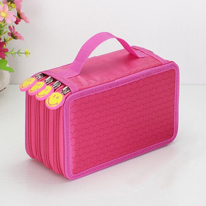 36/48/72 Holes Oxford School Pencil Case Kawaii Penalty Pencilcase Large Pen Bag Box Multi Kids Multifunction Stationery Pouch