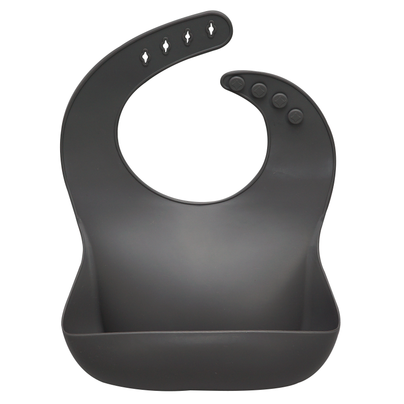Fashionable Silicon Breastplate Baby Bib Waterproof Solid Infant Bandana Bibs Newborn Feeding Burp Cloth Drooling Scarf Dropship