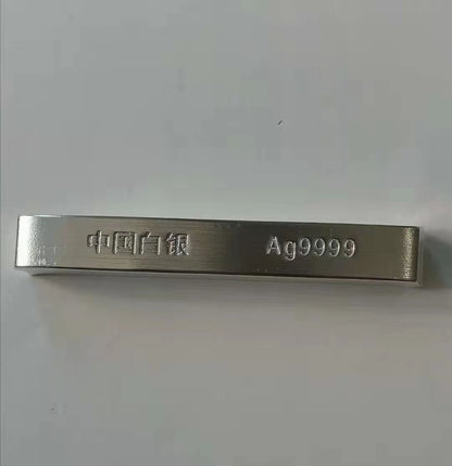 ag9999 pure silver bar silver scrap 100g each bar with stamp Investment bullion silver bullion