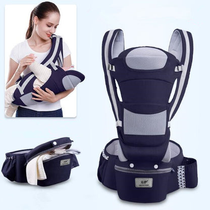 Ergonomic Baby Carrier 15 Using Way Infant Baby Hipseat Carrier Front Facing Ergonomic Kangaroo Baby Wrap Sling Travel 0-48 Months