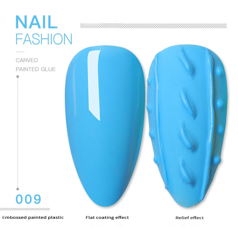 SKVP 3D Emboss Gel Polish Carving Painting 5ml Soak Off UV LED DIY Gel Lacquer Enamel Design Sweater Sculptuur Nails Art