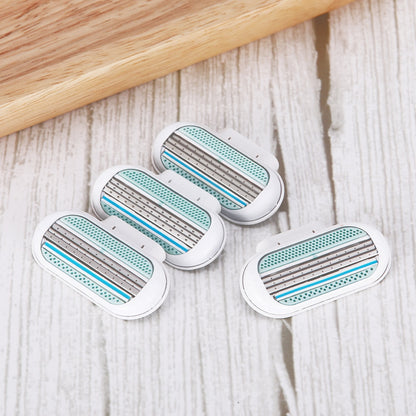 Female Safety Razor Blades Beauty Shaving For Women 3 Layer Blade Shaver Razor Blade Replacement Head For Gillette Venus