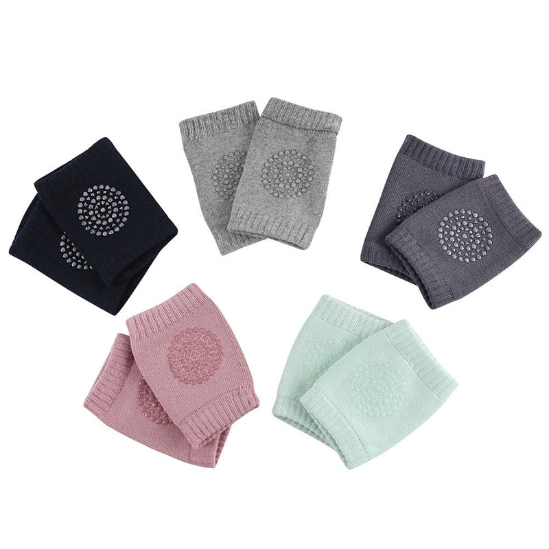 5 colors Infant Crawling Toddler Anti-fall Knitted Knee Pads Protector Baby Safety Kneepad Leg Warmer Girls Boys