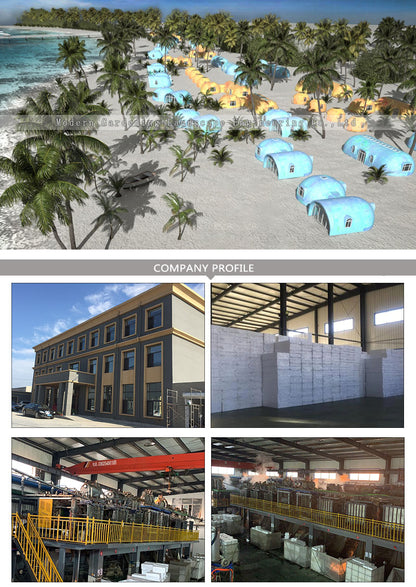 Prefabricated Commercial Building Terraced Dome House