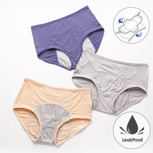 Cargar imagen en el visor de la galería, Leak Proof Menstrual Panties Physiological Pants Women Underwear Period Cotton Waterproof Briefs Plus Size Female Lingerie
