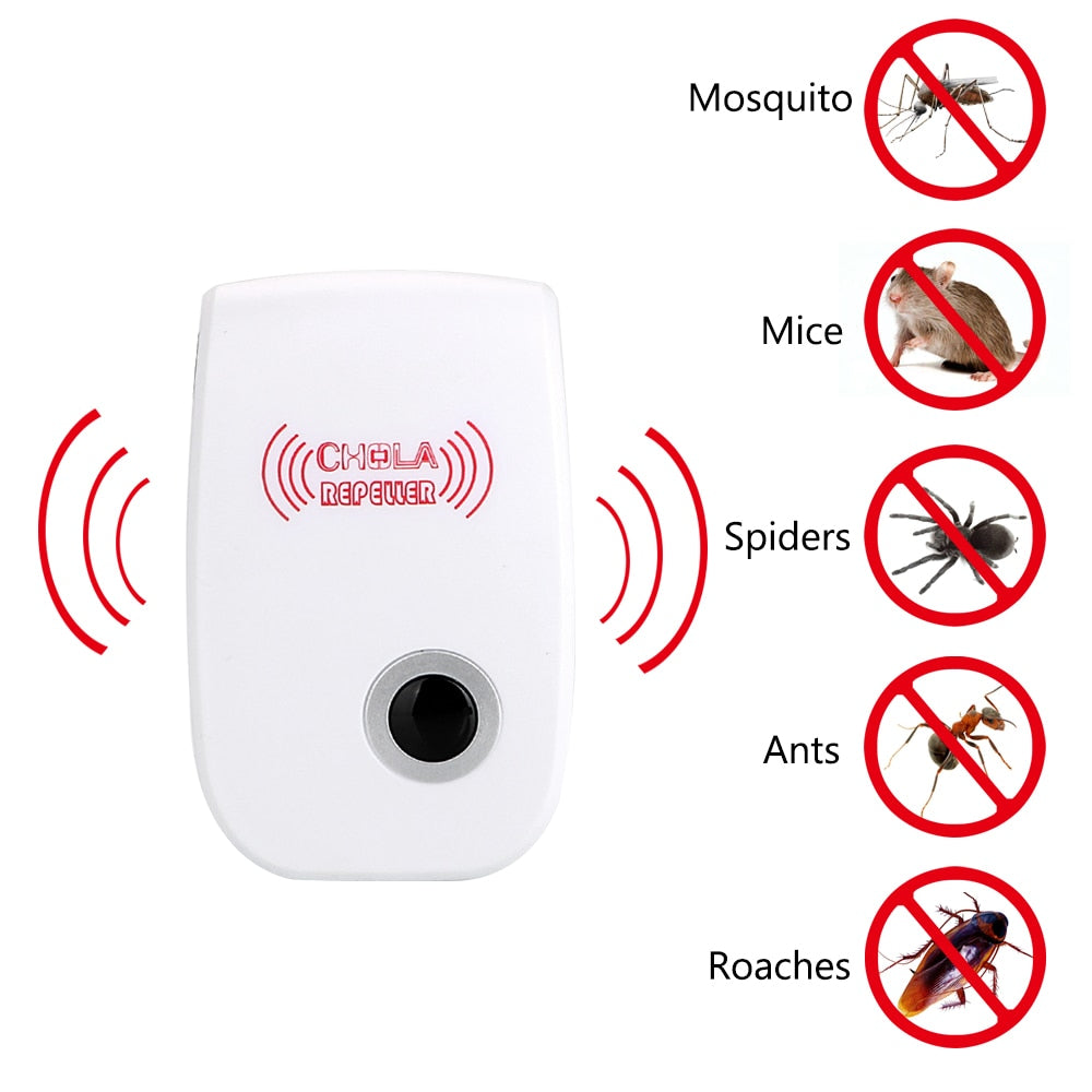 NICEYARD Electronic Mosquito Repellent Rodent Contro Indoor Cockroach Mosquito Insect Killer Ultrasonic Pest Repeller EU/US Plug