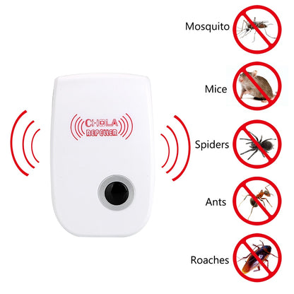 NICEYARD Electronic Mosquito Repellent Rodent Contro Indoor Cockroach Mosquito Insect Killer Ultrasonic Pest Repeller EU/US Plug